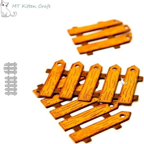 MT Craft Metal Cutting Dies New Fence Scrapbooking Photo Album Decorative Embossing Stencils Paper Card Crafts Die Cuts