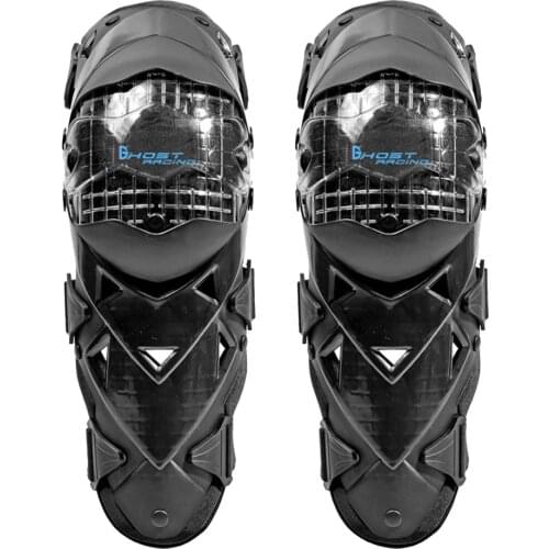 Black ATV Motocross Motorcycle Riding Knee Shin Guards for Racing Motorcycle Knee Pads Protectors Motorcycle Knee Guards