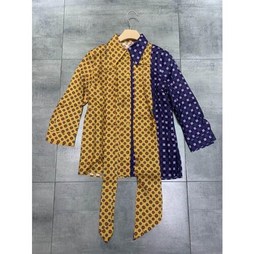 New Ladies Fashion 2021 Long Sleeve Sexy Casual Twill Silk Shirt 0308