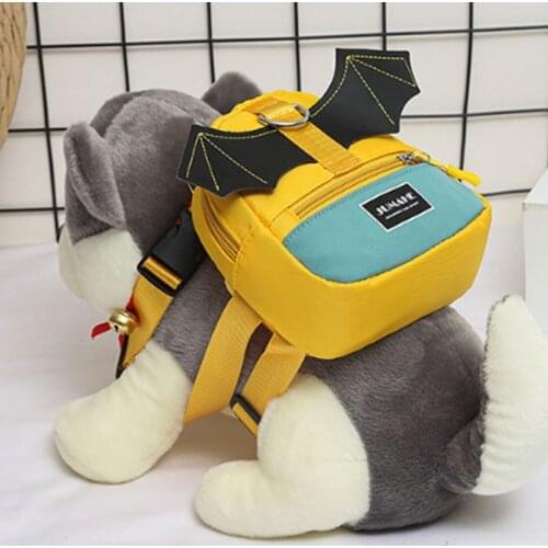 Cartoon Pet Dog Carrier Portable Canvas Backpack Puppy Cat Outdoor Travel Walking Bag for Small Dogs Cats Backpack School Bag