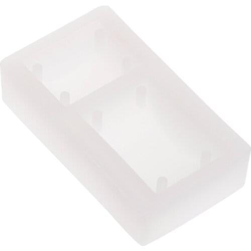Rectangle Silicone DIY Mold Bracelet Pendant Jewellery Making Mould Resin Hole