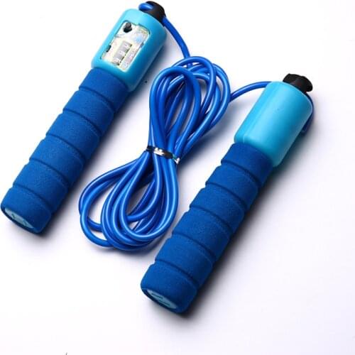 Adjustable Fast Speed Counting Jump Skip Rope Skipping Wire Jump Ropes with Counter Sports Fitness