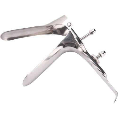 Stainless Steel Vaginal Anal Dilators Expanding Anus Expansion Colposcope Speculum Voyeuristic Adult Sex Toy for Women Couples