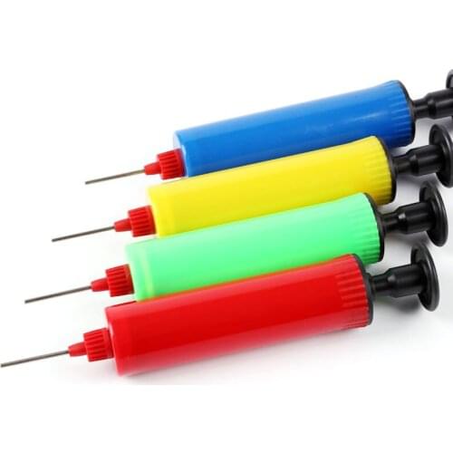 Air Needle Inflator For Sport Soccer Football Basketball Volleyball Ball Hand Sports Compact Air Pump Random Color