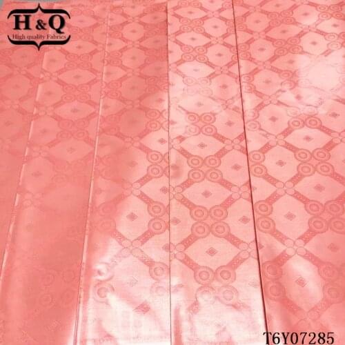 H&Q bazin riche getzner jacquard guinea brocade fabric 100% cotton perfume african lace fabric 5 yards for nigerian bazin sewing