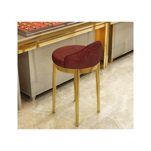 Modern simple jewelry store chair Nordic counter chair high stool bar stool household front desk cashier desk chair
