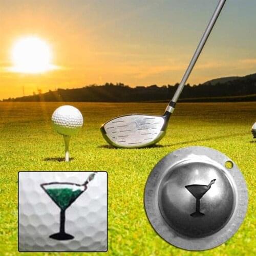 1 Pcs Golf Ball Line Marker Stencil Steel Marker Pen Golf Putting Positioning Aids Outdoor Golf Sport Tool