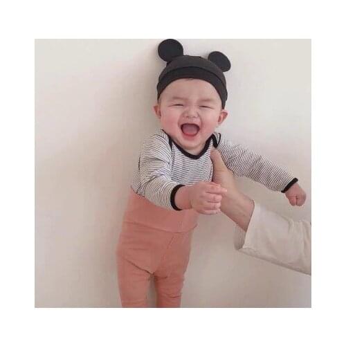 2020 Baby Hat Toddler Girls Boy Ears solid Cap Winter Warm Beanie Hat Cute Ears Plush Cap Beanie hat