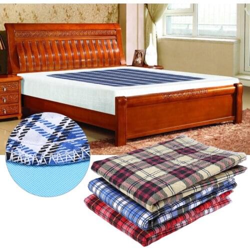 3 Colors 60*90cm Resuable Cotton Adult Insert Liners Washable Thickening Elder Cloth Nappy 3 Layers Diaper