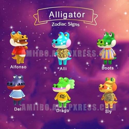 Alligator Species Animal NFC Printed Card NTAG215 Printing Cards for Games