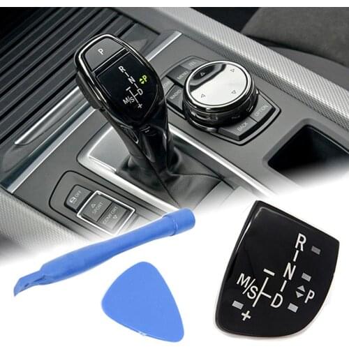 Car Shift Knob Panel Gear Button Cover Emblem M Performance Sticker For BMW X1 X3 X5 X6 M3 M5 F01 F10 F30 F35 F15 F16 F18