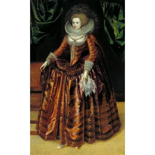 Free shipping classical retro palace skirt dame counrt figure oil painting canvas prints on canvas wall art decoration picture