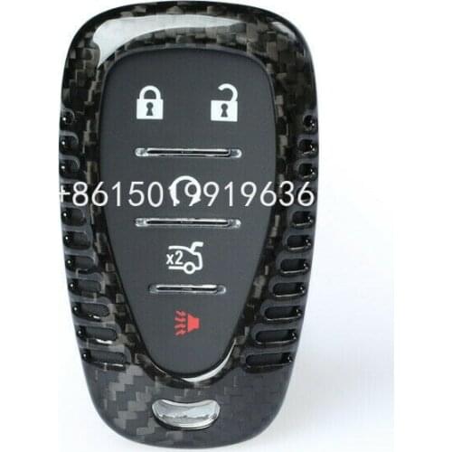 For Chevrolet Camaro High quality carbon fibre Remote Control Car Key Case wallet Bag Cover