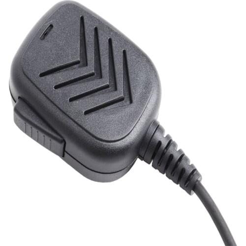 Black Handheld Shoulder Mic Speaker Microphone for Midland Radio LXT GXT 75-810 75-786 75-785 75-510 75-501 J6144A