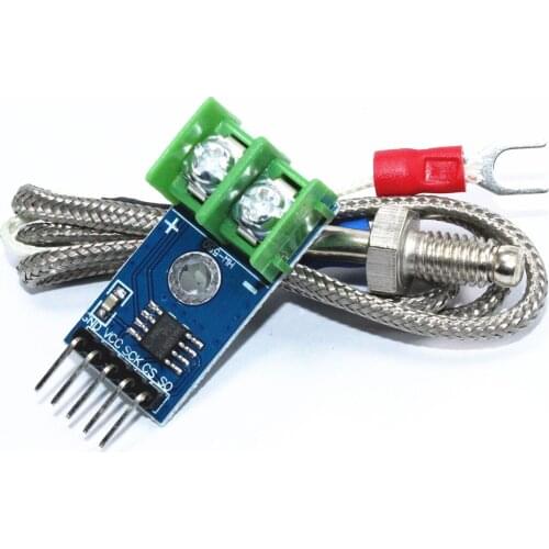 Taidacent SPI MAX6675 Threaded K Type Thermocouple Probe K Type High Temperature Degree Sensor