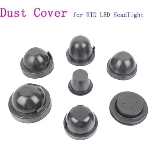 HID LED headlight car dust cover rubber waterproof dustproof sealing headlight cover car styling accessories Bi-Xenon HID Bulbs