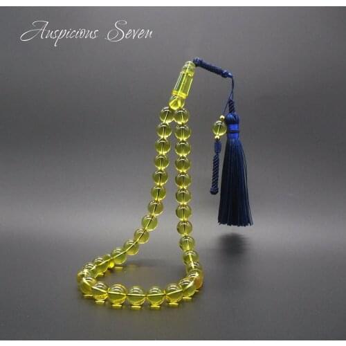 Islam 33 Ball Rosary/Natural Mexican Amber/TASBIH Muslim Prayer/TA33-017