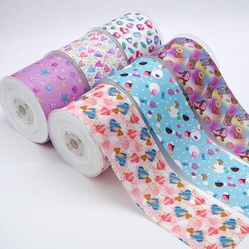 Cartoon Printed Grosgrain Ribbon 47049