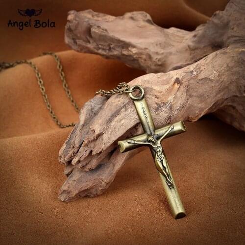 Cross Design 2018 New Fashionable Ancient Bronze Egyptian Necklace Horus Eyes Egyptian Jewelry Hieroglyphs Charm Pendants