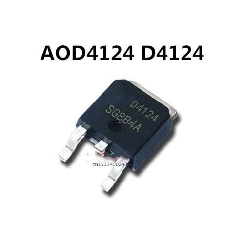 Original 5pcs/ AOD4124 D4124 54A 100V TO252