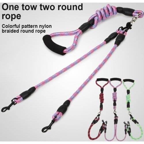Dog Puppy Wave Pattern Traction Rope Detachable Walking Neck Belt Pet Supplies