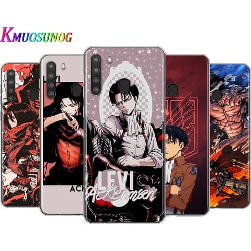 Anime Japanese attack on Titan For Samsung A90 A80 A70 A70S A60 A50 A40S A30 A20 A10S A10E A10 A2 Core Transparent Phone Case