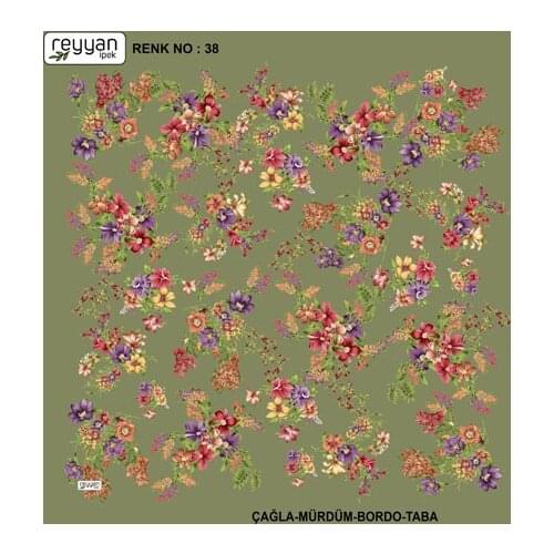 REYYAN SILK OYALIK WRITING (NEW QUALITY)-15326 - RENK-38