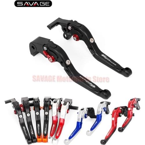 Brake Clutch Levers For SUZUKI HAYABUSA GSXR 1300 GSX1300R 1997-2020 18 2019 Motorcycle Accessories Folding Extendable CNC Logo