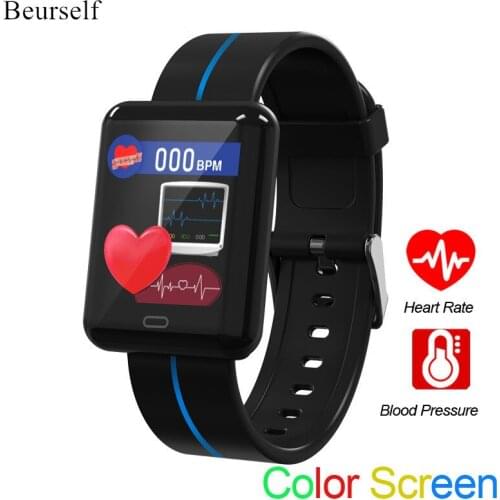 Smart Watch F5 Color Screen Heart Rate Smart Bracelet Sleep Monitor Fitness Tracker Android IOS Compatible Waterproof Sport Band