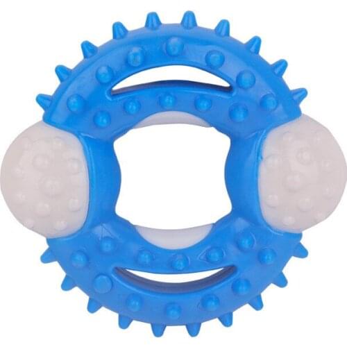 TPR Bite Resistance Dog Toys Clean Teeth Molar Chew Toys Funny Dog Interaction Toys Pet Training Products