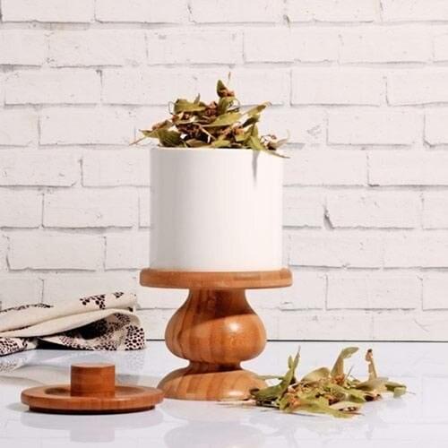 Kosova Glassware PR-BY300 Bambulu Small Jar