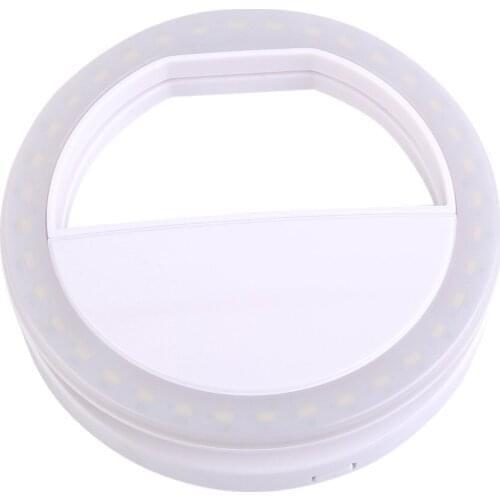 Universal Selfie LED Flash Ring Light Portable Selfie Lamp Mobile Phone Lens For iPhone XS Max Samsung Luminous Ring Clip