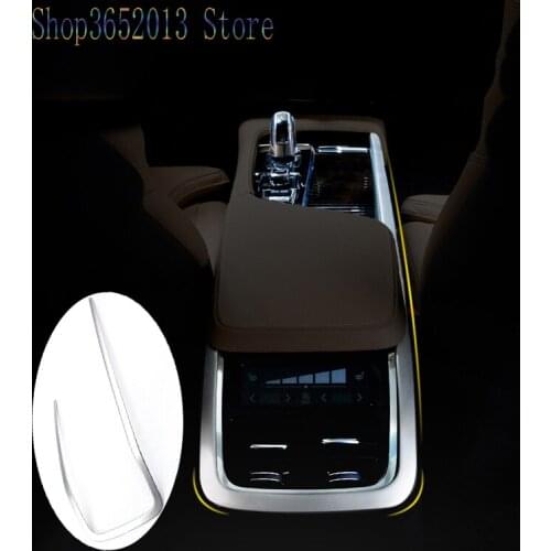 For Volvo XC90 2016-2020 Carbon fiber Inner Interior Gear box Panel Cover Trim Car Styling Accessories