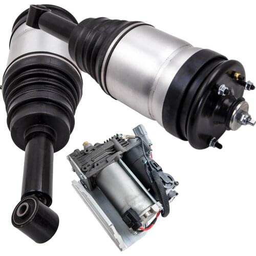 1Pair Rear Air Spring Strut Shock Left&Right+1PC Suspension Air Compressor Pump for Land Rover LR3 LR4 RPD000308, RPD000309