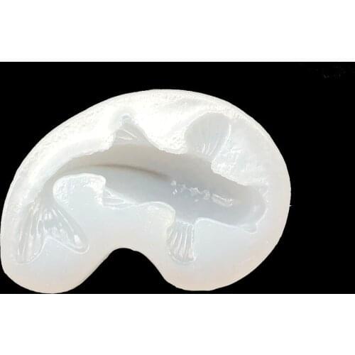1pcs Resin Liquid Silicone Mold Fish Shape Mold For DIY Pendant Jewelry Accessories Making Tool