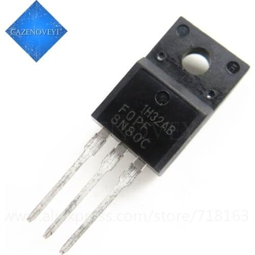 10pcs/lot FQPF8N80C 8N80C 8N80 TO-220 In Stock