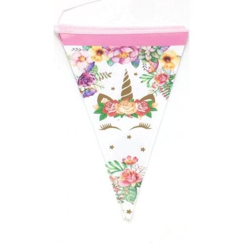 Unicorn Birthday Party Kids Birthday Party And Party Decoration Banner Shower Disposable Tableware Banner Supplies 10pcs