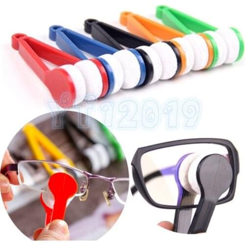 300Pcs/lot Hot selling New Mini Microfibre Glasses Cleaner Microfibre Spectacles Sunglasses Eyeglass Cleaner Clean Wipe Tools