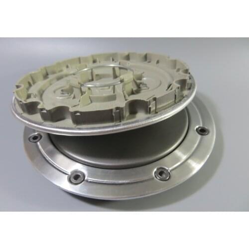 4/set 148mm Grey and green car logo ,wheel center cover car logo 4B0601165A for A4 A6 A8 car badge