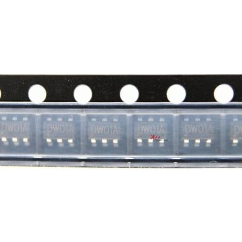 50PCS DW01 DW01D DW01A SOT23-6 Mobile Power lithium battery protection IC chip