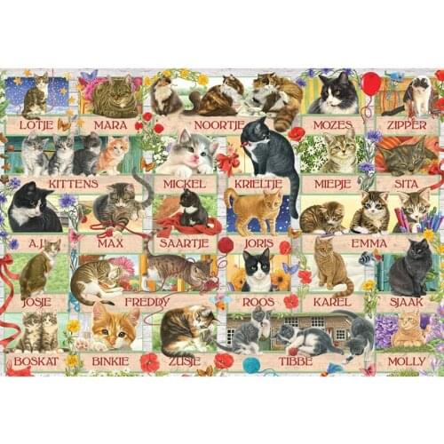 Full Square/Round Drill 5D DIY Diamond Painting " Cat World" 3D Rhinestone Embroidery Cross Stitch 5D Home Decor Gift