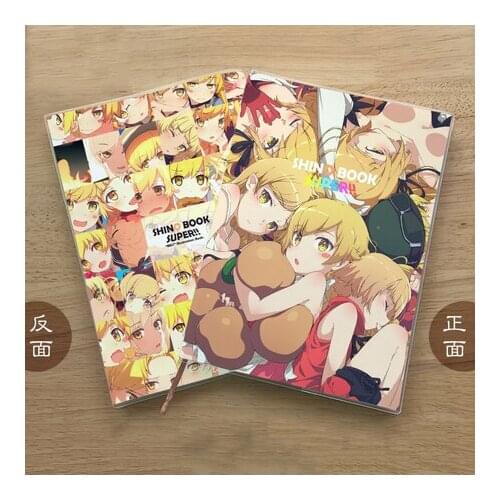 Anime Oshino Shinobu Violet Evergarden Men Women Student Notebook Eye Protection Diary Notepad Jotter Memorandum Xmas Gifts