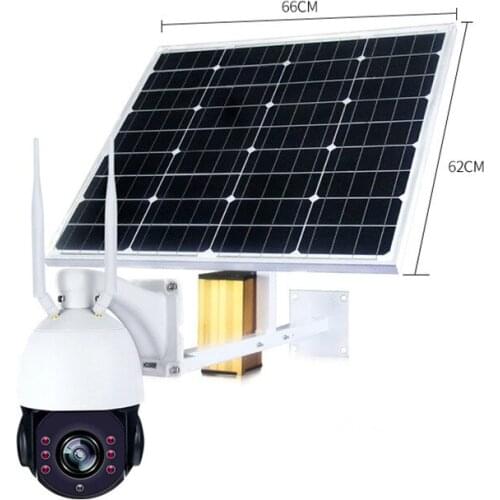 Anspo Solar Power Panel IP Camera Wifi 1080P HD 3G 4G SIM Card PTZ Solar Camera Outdoor Optical Dome CCTV Video Security Cam
