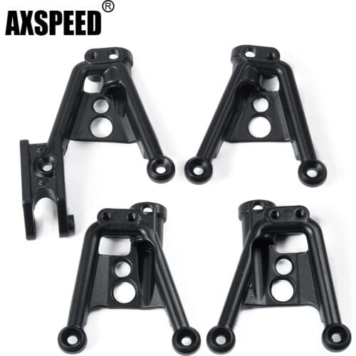 AXSPEED Heavy Duty Metal Front & Rear Shock Towers Mount for Axial SCX10 II 90046 1/10 RC Crawler Car Upgrade Parts
