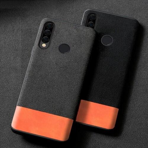Phone Case For Huawei P10 P20 P30 lite Mate 10 20 Pro Y9 P smart 2019 case Suede Stitching Soft Cover For Honor 8X 9 10 20 case