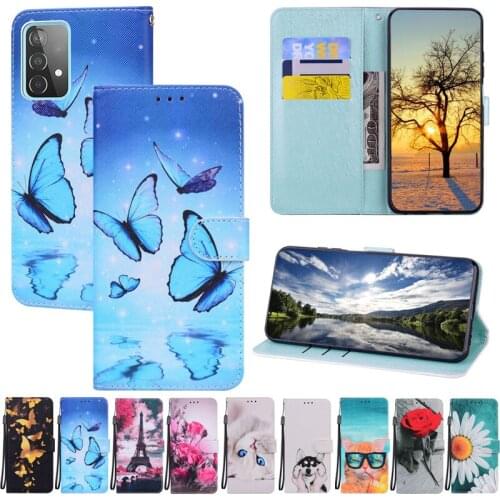 Wallet Flip Case For Samsung Galaxy S20 S21 FE Plus Ultra A20 A30 A30S A50 A70 A21S A31 A51 A71 A12 A32 A42 A52 A72 M21 M31 M31S