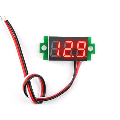 0.36" 0~99.9V Digital Voltmeter 3 Wire LED Display DC Volt Meter Voltage Tester Volt Detector Voltmeter Module