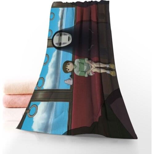 Hot Sale Custom Hayao Miyazaki 35x75cm Fitness Sports Towel Portable Quick-Drying Towel Yoga Outdoor Microfiber Sports Towel