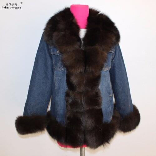 Женские джинсовые куртки Linhaoshengyue China At AliExpress