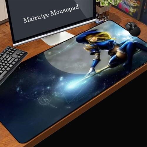 Mairuige Large Gaming Mouse Pad Cheap Promotion Black Precision Lock Bottom Stripe Non-slip 900x400x3 / 800x300x3 Keyboard Mat